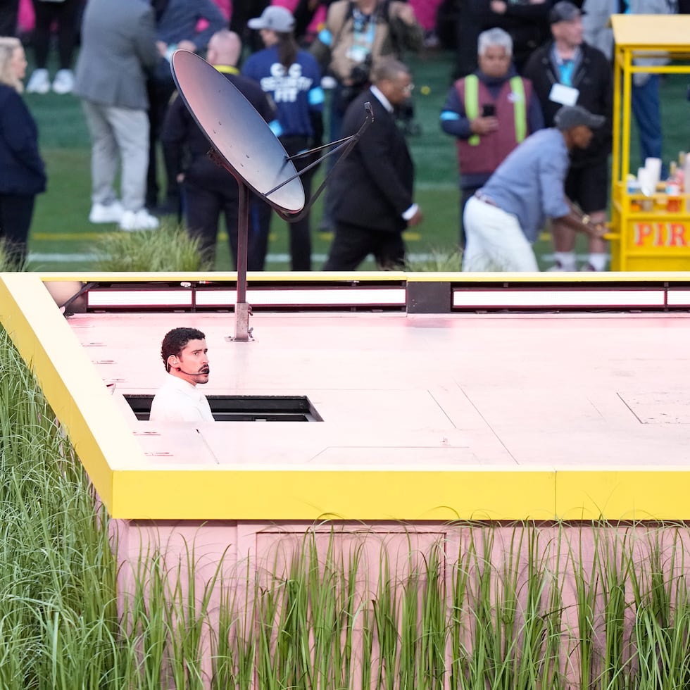 Bad Bunny llevó "La Casita" al espectáculo del Super Bowl.