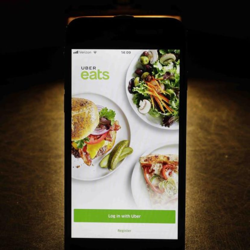 Aplicacion de Uber Eats. (AP / Charles Rex Arbogast)