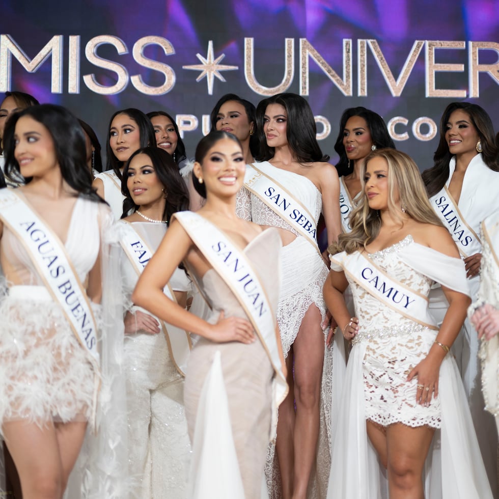 Algunas de las candidatas al Miss Universe Puerto Rico 2026.