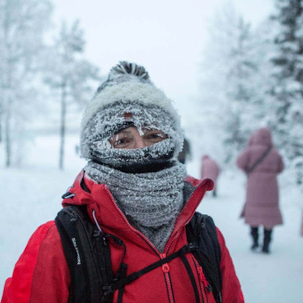 Se espera que las heladas continúen en Kittilä, situada en la Laponia finlandesa, en el norte poco poblado, el lunes, cuando el Instituto Meteorológico finlandés prevé temperaturas de casi 40 C bajo cero.