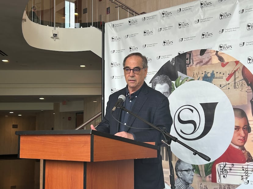 Maximiano Valdéz, director titular de la Orquesta Sinfónica de Puerto Rico.