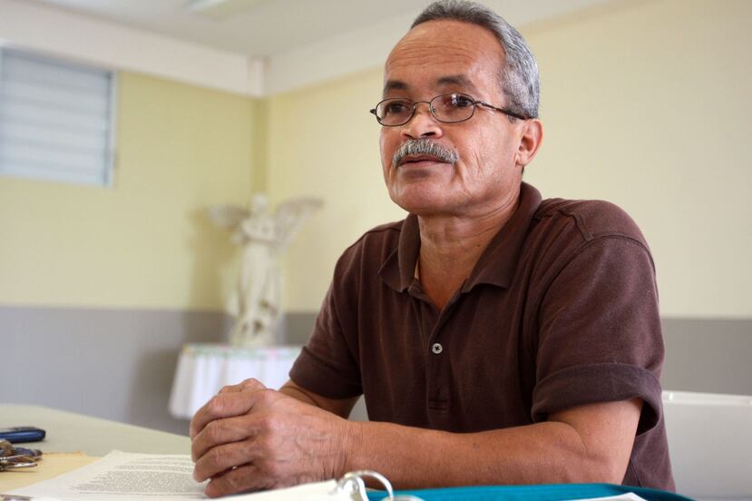 El líder comunitario Jorge Oyola.