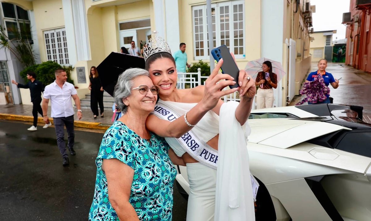 Jennifer Barreto recibe emotivo recibimiento en San Sebastián y promete traer corona de Miss Universe a PR