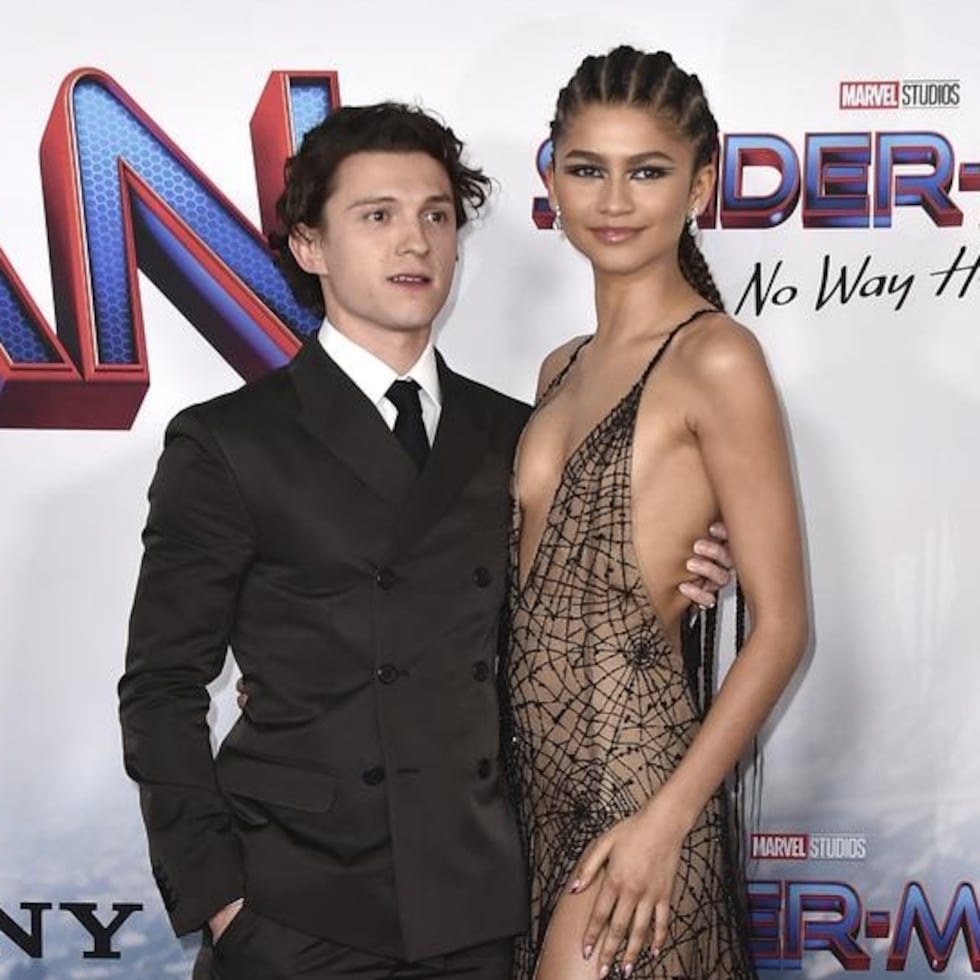 Zendaya y Tom Holland, quienes han protagonizado juntos las dos más recientes cintas de "Spider-Man" y sostienen una relación sentimental en la vida real.