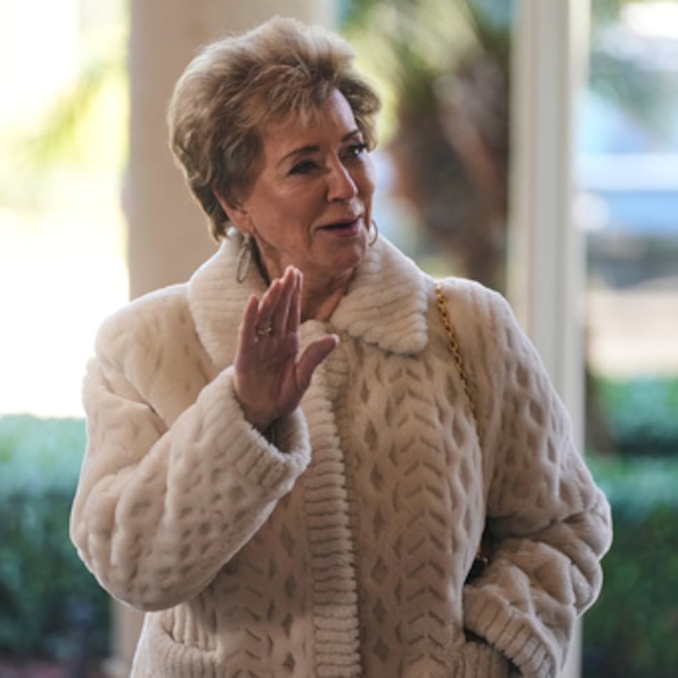 La secretaria de Educación, Linda McMahon.