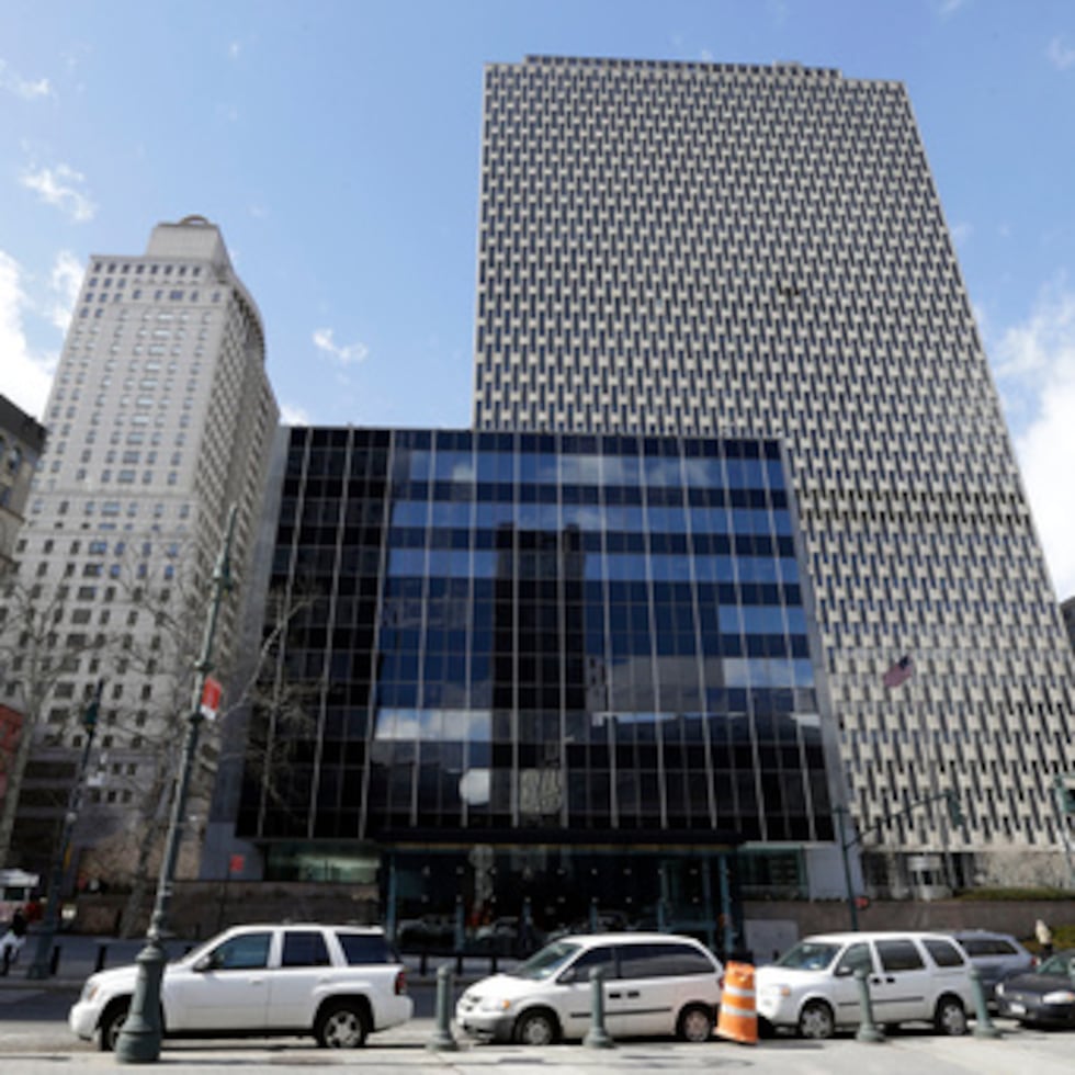 Sede del Tribunal de Comercio Internacional de Estados Unidos frente al edificio federal Jacob K. Javits, en Nueva York.