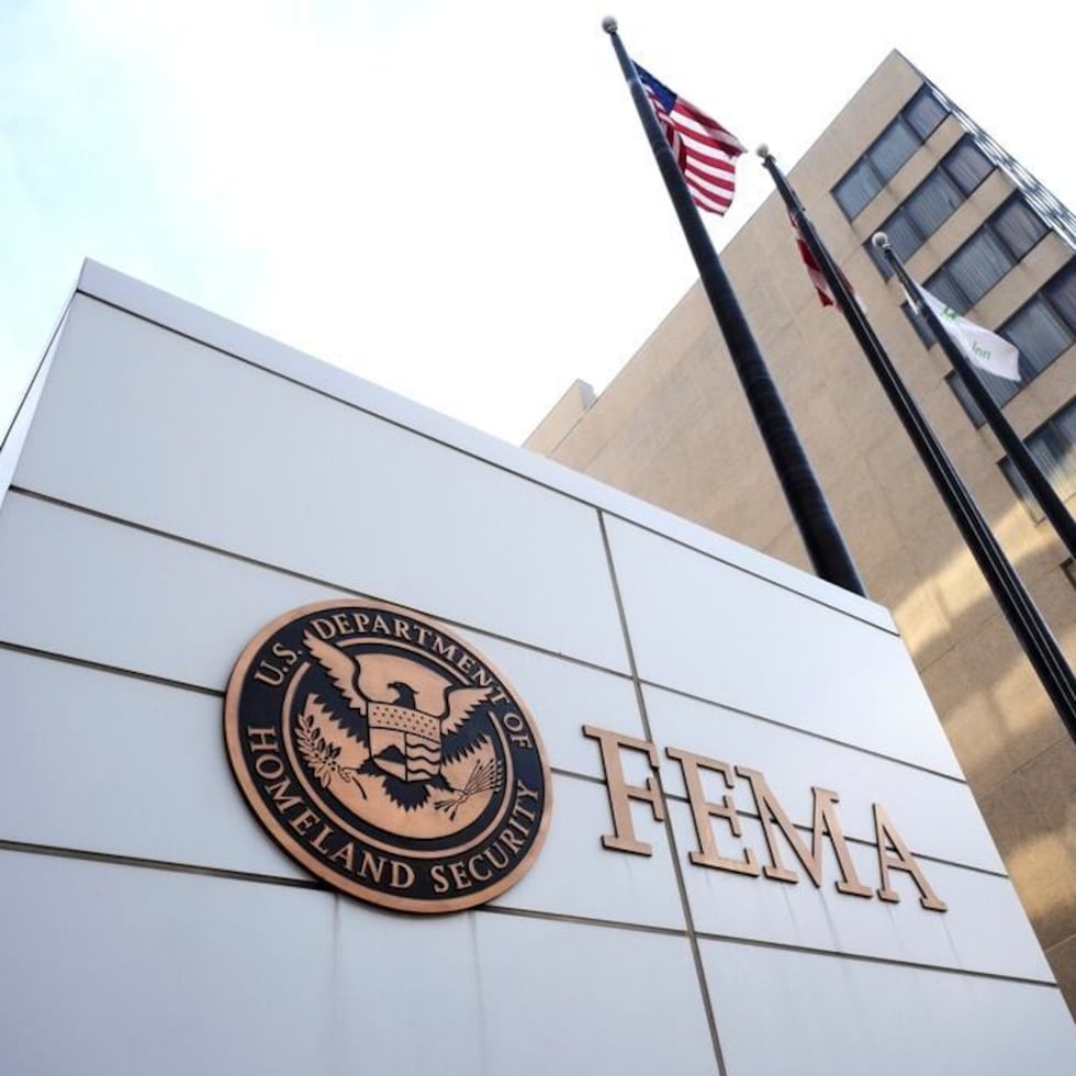 President Donald Trump waits for recommendations from an advisory group on the future of FEMA.
