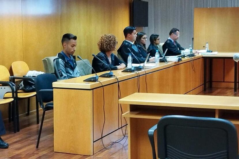 Imagen de archivo de la primera sesión del juicio en Madrid al argentino Julián Ovejero, llamado "asesino del Grindr".