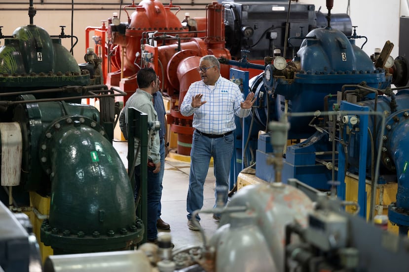 Sistema de bombeo de la represa Carraízo.