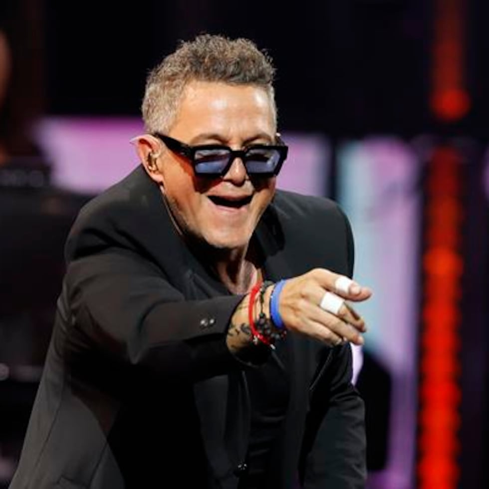 En la foto, el cantautor Alejandro Sanz.