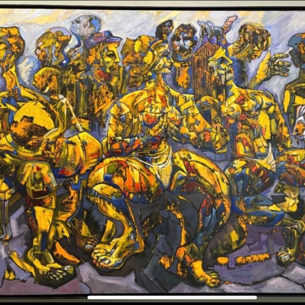 "La Ceremonia de la cohoba" por Marcos A. Alegría.