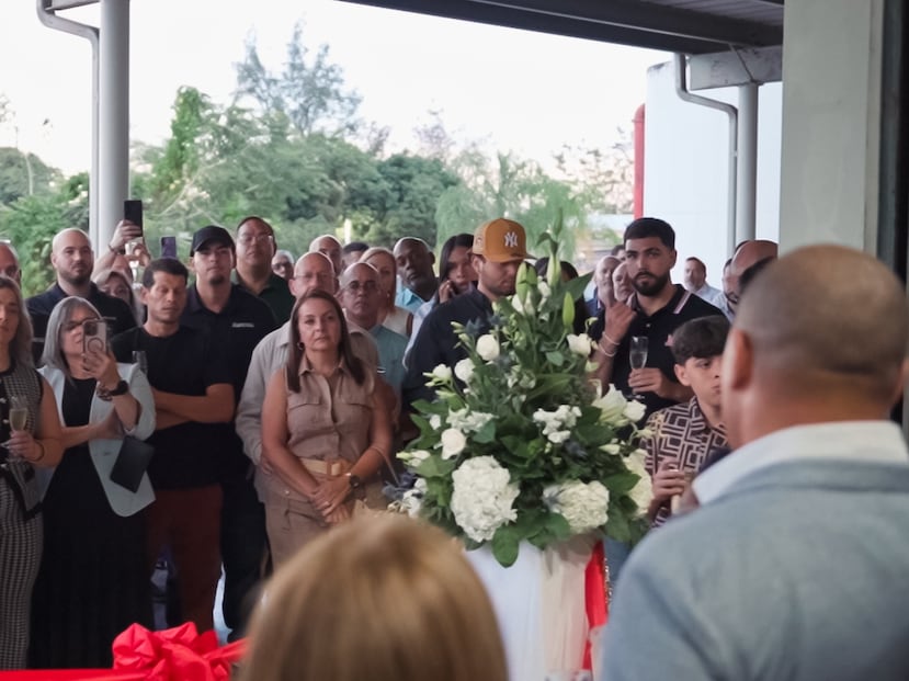 Momento de la ceremonia de inauguración.
