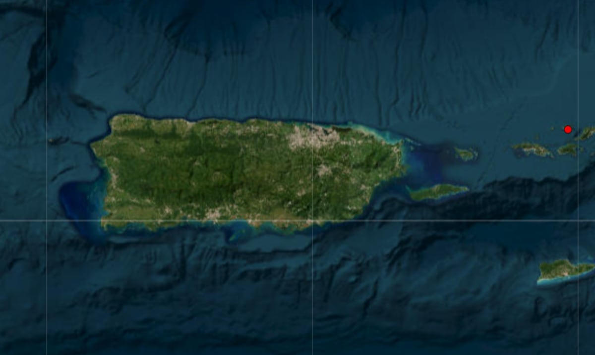 ¿Lo sentiste? Reportan sismo de magnitud preliminar 6.1 al este de Puerto Rico
