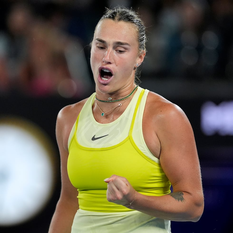 Aryna Sabalenka se prepara participar en el Indian Wells en el desierto del sur de California.