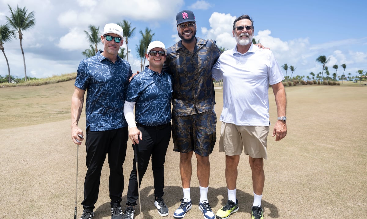 Carmelo Anthony participa como embajador en torneo benéfico de golf de la YMCA en Puerto Rico