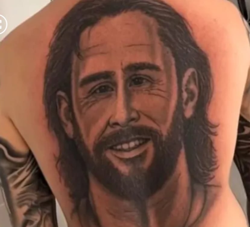 El dibujo no se parecía al astro argentino.