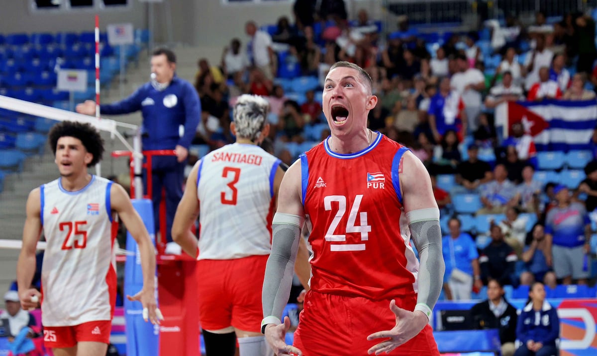 Puerto Rico vence a Cuba 3-1 en debut del voleibol masculino en Santo Domingo 2026