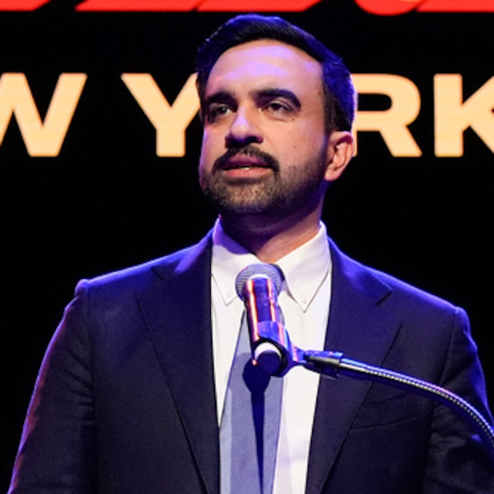 Zohran Mamdani celebra su victoria en las elecciones de Nueva York.