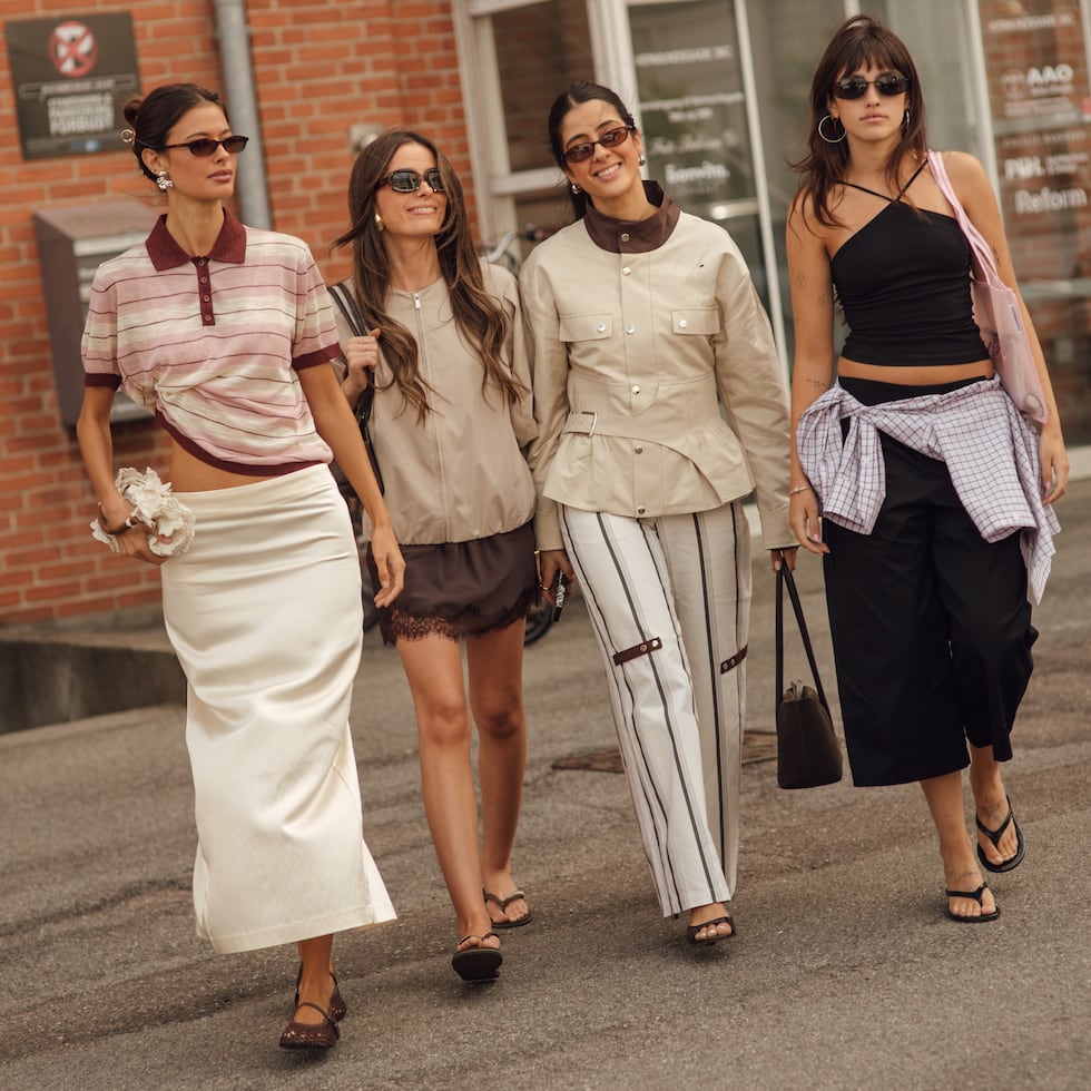 Las "flip-flops" fueron uno de los calzados preferidos en la semana de la moda favorita de las redes sociales, la Copenhagen Fashion Week.