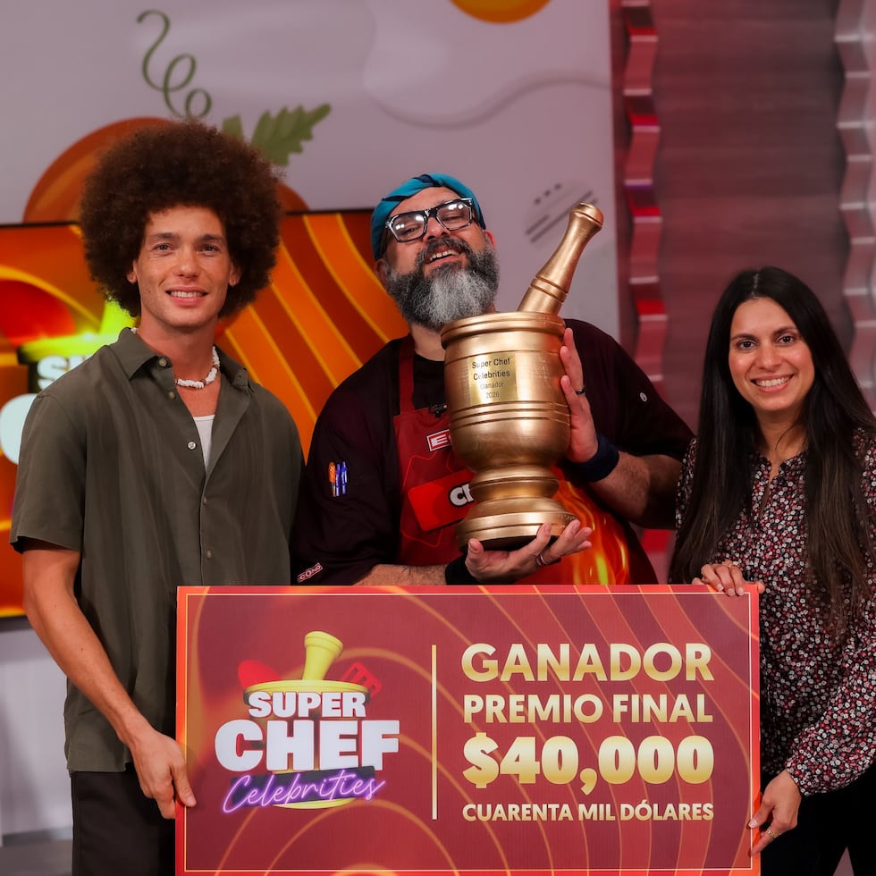 Erick “Chicho” Rodríguez, ganador de la quinta temporada de Super Chef Celebrities.