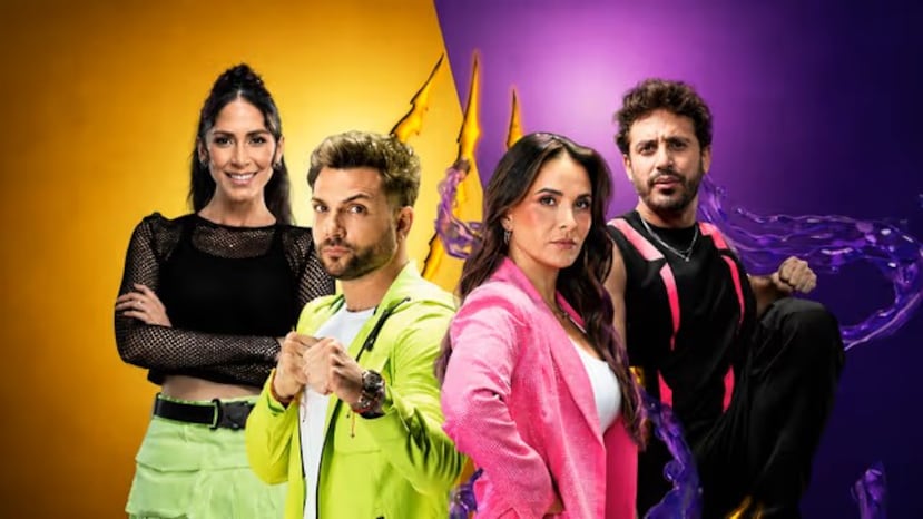 Gina Holguín, Nico Porcella, Cynthia Urías y Lambda García.