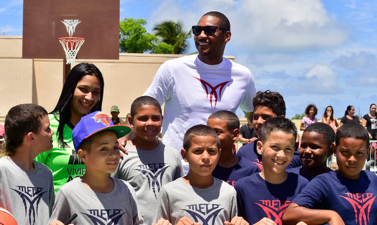 Carmelo Anthony dice presente nuevamente para apoyar a Puerto Rico