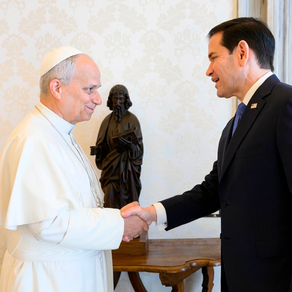 El secretario de Estado estadounidense, Marco Rubio, abordó los "esfuerzos para lograr una paz duradera en Oriente Medio" durante una reunión en el Vaticano.