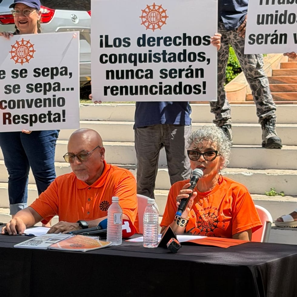 Los trabajadores agrupados bajo la Heend ya realizaron, el 7 de octubre, manifestaciones en los 11 recintos para reclamar la implementación de su convenio colectivo.