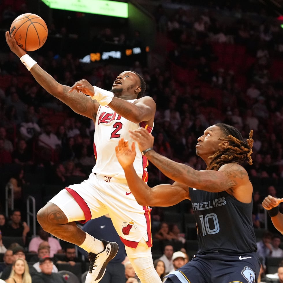 Terry Rozier (2)  durante un partido de pretemporada del Heat contra los Grizzlies de Memphis el pasado 17 de octubre.