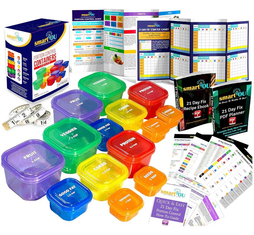 Set de envases medidores de smartYOU