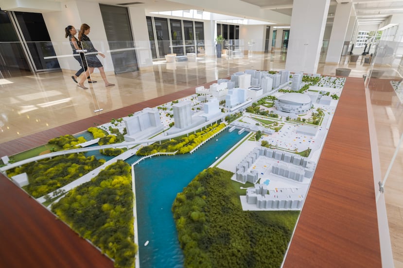 El maquetista José "Chema" Campo tuvo a su cargo la creación de la maqueta de Popular Campus, un proyecto que contempla nuevas instalaciones para el principal banco de Puerto Rico, así como una hospedería en el corazón de Hato Rey, entre otros ofrecimientos.