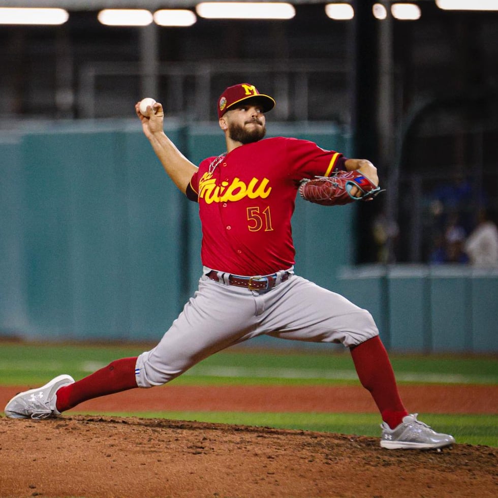 Luis Quiñones acumula 18.2 entradas en cero con 26 ponches con los Indios en lo que va de torneo de la pelota invernal.