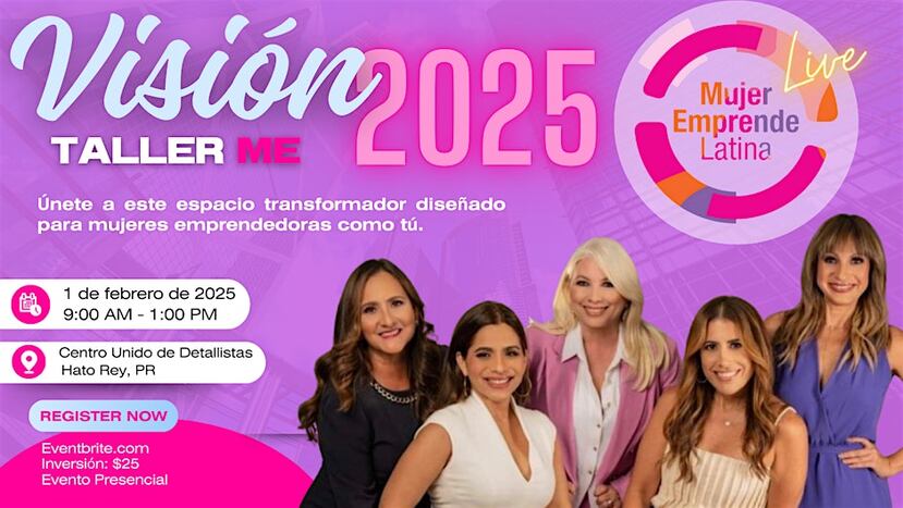 Las speakers de VISIÓN 2025 serán: Jessica Tirado, Virginia Rivera, Vanessa Marzán, Karen Oliver, Yaneza Bravo, Yaksani, Ventura, Lluendah Moro y Jessica Ginés.