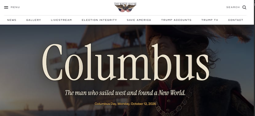 Así luce el website que estrenó la Casa Blanca.