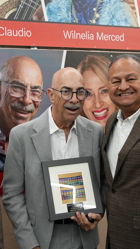 Pedro Guzmán, Luisito Ayala y el alcalde William Miranda Torres.
