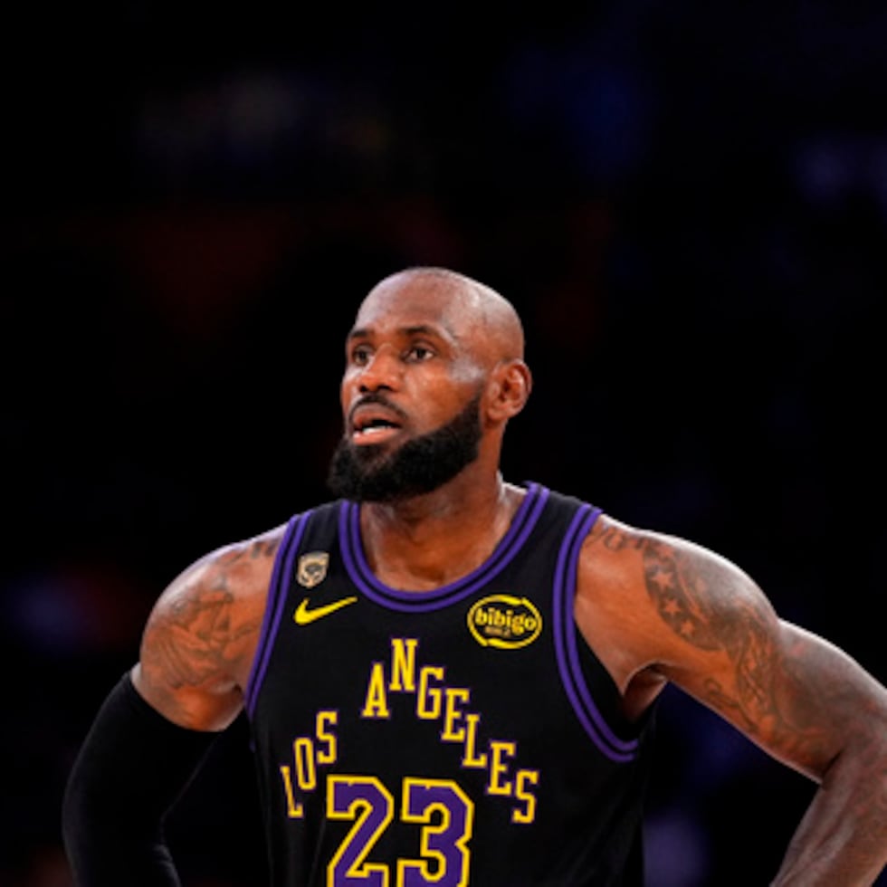 LeBron James militó ocho temporadas con los Lakers.