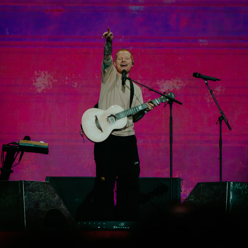 El público cantó sus canciones.
