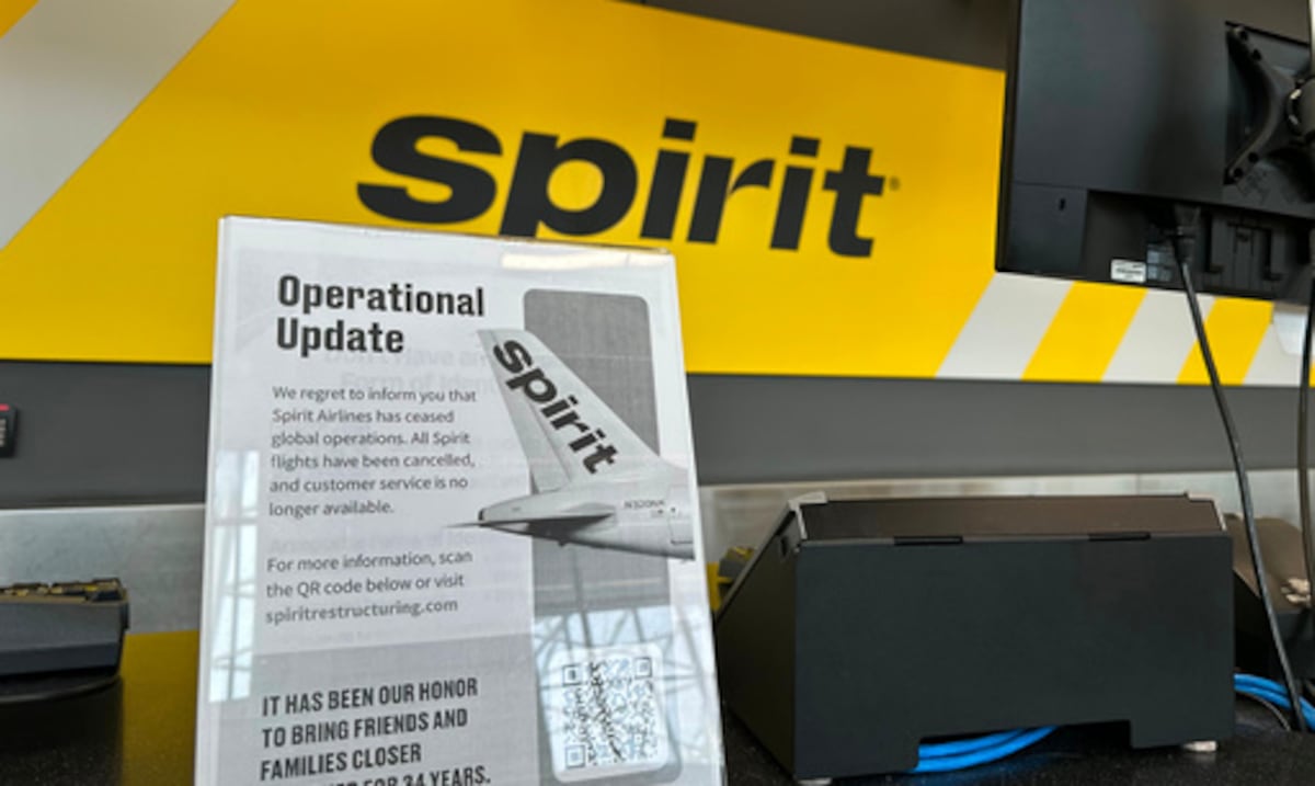 Cierre de Spirit Airlines: qué pueden hacer los viajeros para recibir sus reembolsos