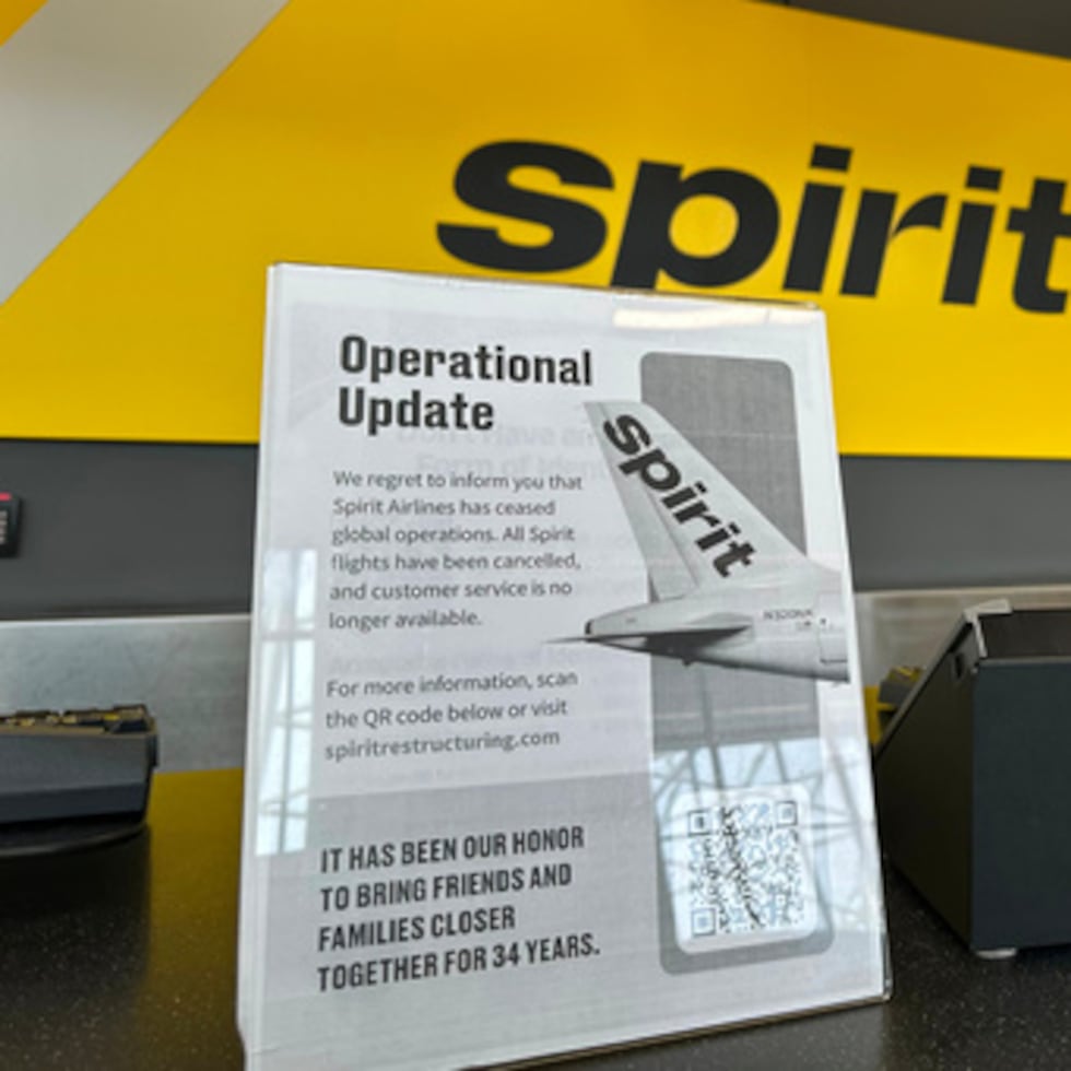 Spirit Airlines enfrenta un proceso de quiebra desde hace varios meses.