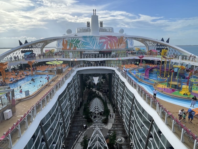 Vistazo a algunas de las atracciones del Utopia of the Seas. (Gregorio Mayí, Especial para GFR Media)