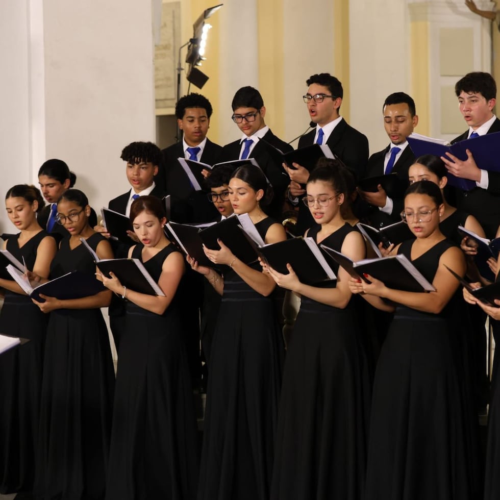 Coro de la Escuela Libre de Música de San Juan.