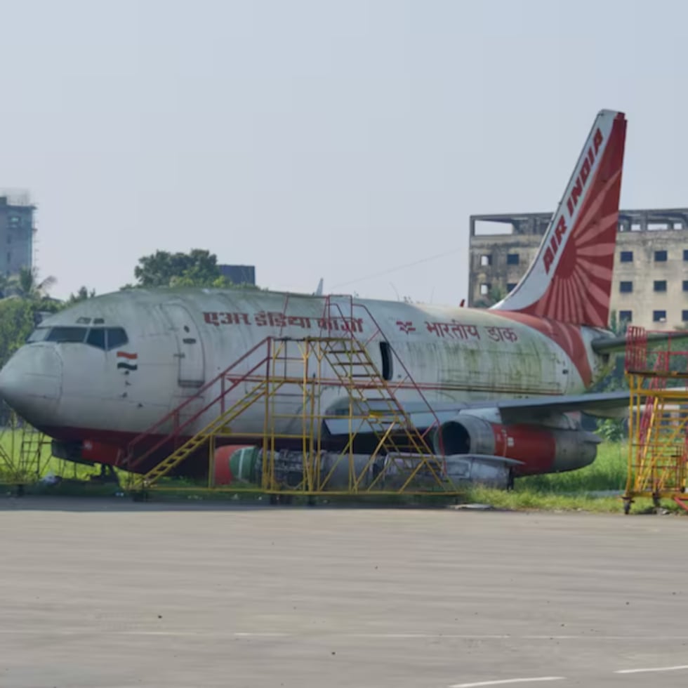 La aeronave estuvo en un estacionamiento remoto del Aeropuerto Internacional Netaji Subhash Chandra Bose de Calcuta.