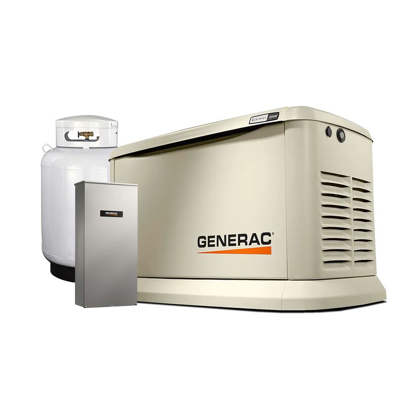 Modelo Generac de gas propano