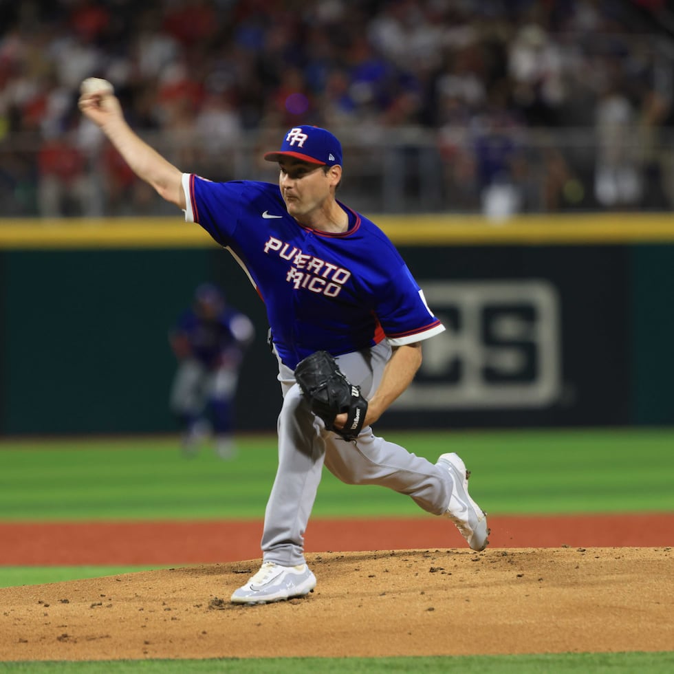 Seth Lugo lanza por Puerto Rico en el debut del equipo en el Clásico Mundial de Béisbol 2026.