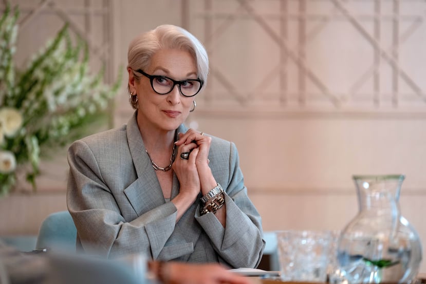 Esta imagen, difundida por 20th Century Studios, muestra a Meryl Streep en una escena de "The Devil Wears Prada 2". (Macall Polay/20th Century Studios via AP)