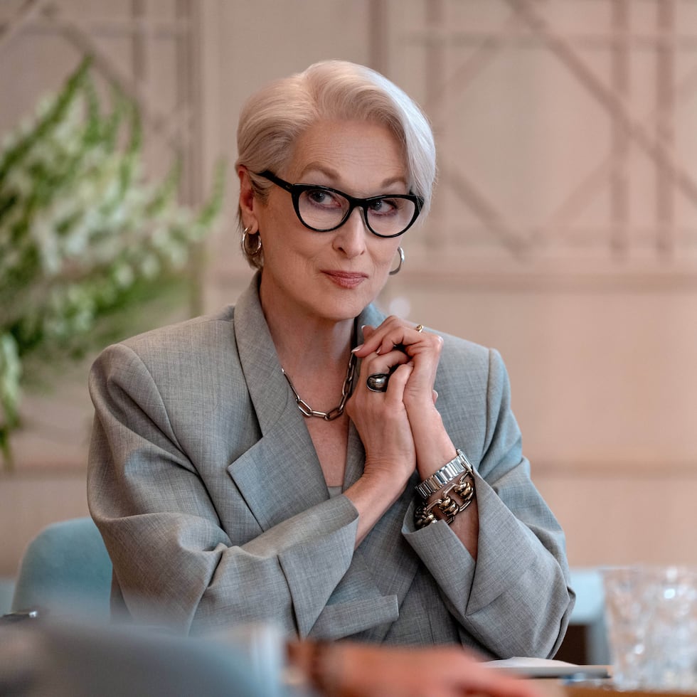 Esta imagen, difundida por 20th Century Studios, muestra a Meryl Streep en una escena de "The Devil Wears Prada 2". (Macall Polay/20th Century Studios via AP)