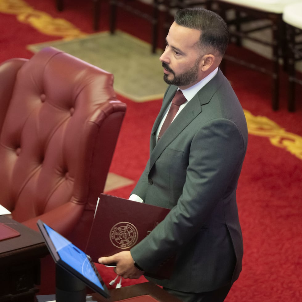 El portavoz del Partido Popular Democrático en el Senado, Luis Javier Hernández Ortiz.