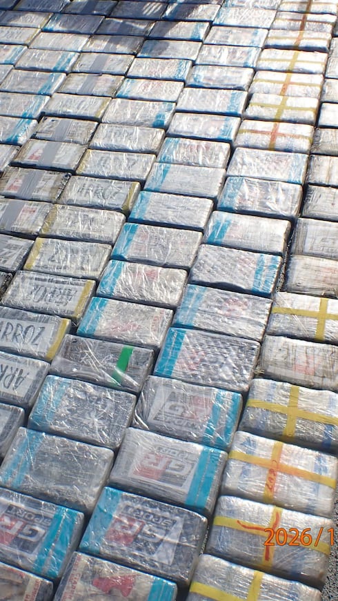Se estima que la cocaína incautada tiene un valor de $5.5 millones.