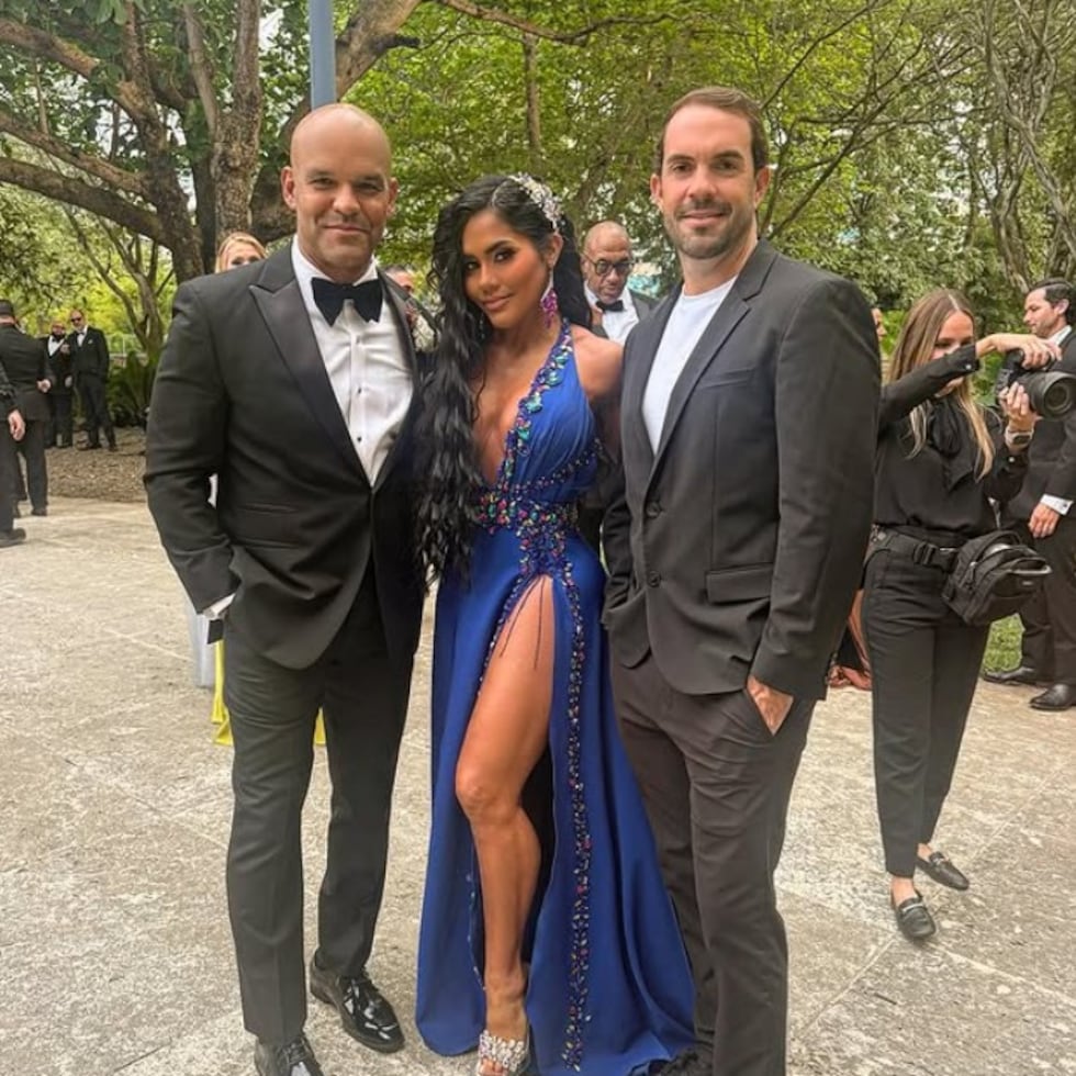 Amaury Nolasco, Maripily Rivera y Paco López.