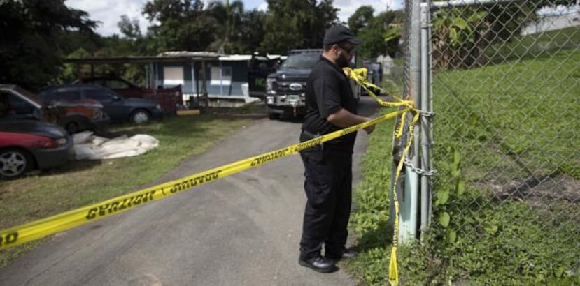 Residencia donde ocurrió la primera masacre de 2020 que le costó la vida a cuatro personas en una residencia en Trujillo Alto (teresa.canino@gfrmedia.com)